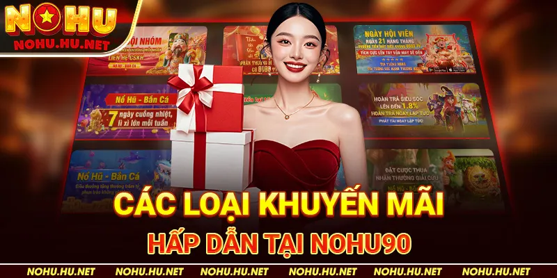 Khuyến mãi 1 Các Loại Khuyến Mãi Hấp Dẫn Tại Nohu90