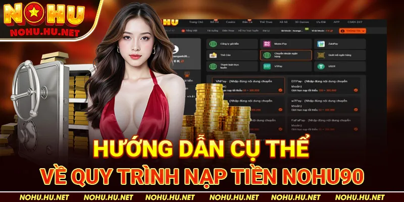 Nạp tiền 3 Hướng dẫn cụ thể về quy trình nạp tiền Nohu90